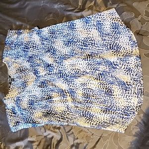Gramercy blue pretty print top